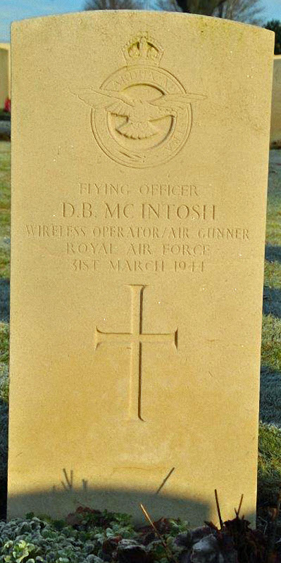 F/O Douglas Berry McIntosh<br/><br /><br />died March 31st, 1944